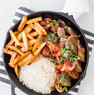 Peruvian lomo saltado