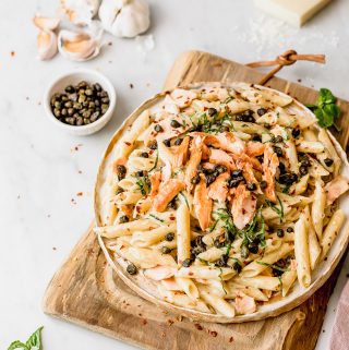 salmon pasta