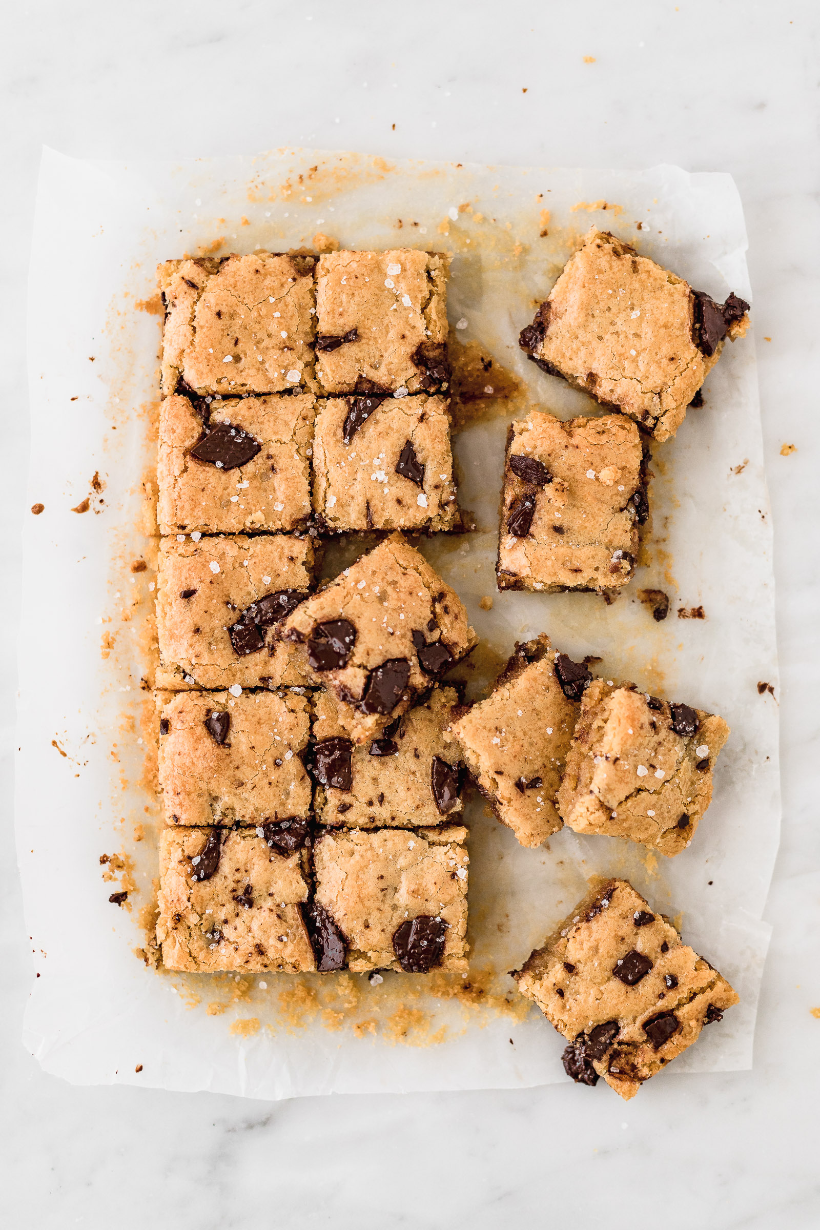 chocolate chunk blondies