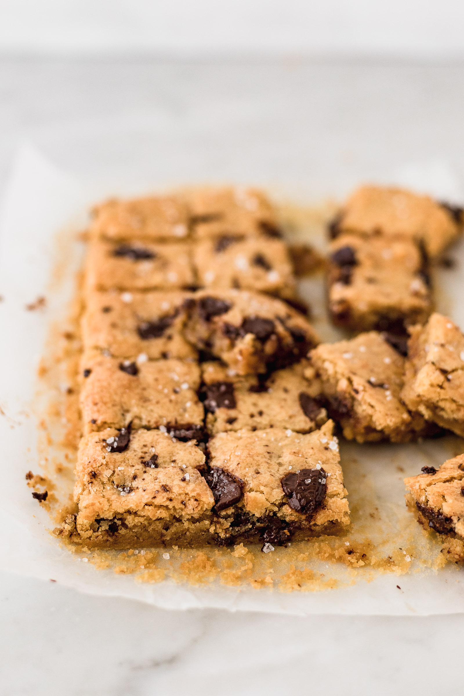 chocolate chunk blondies