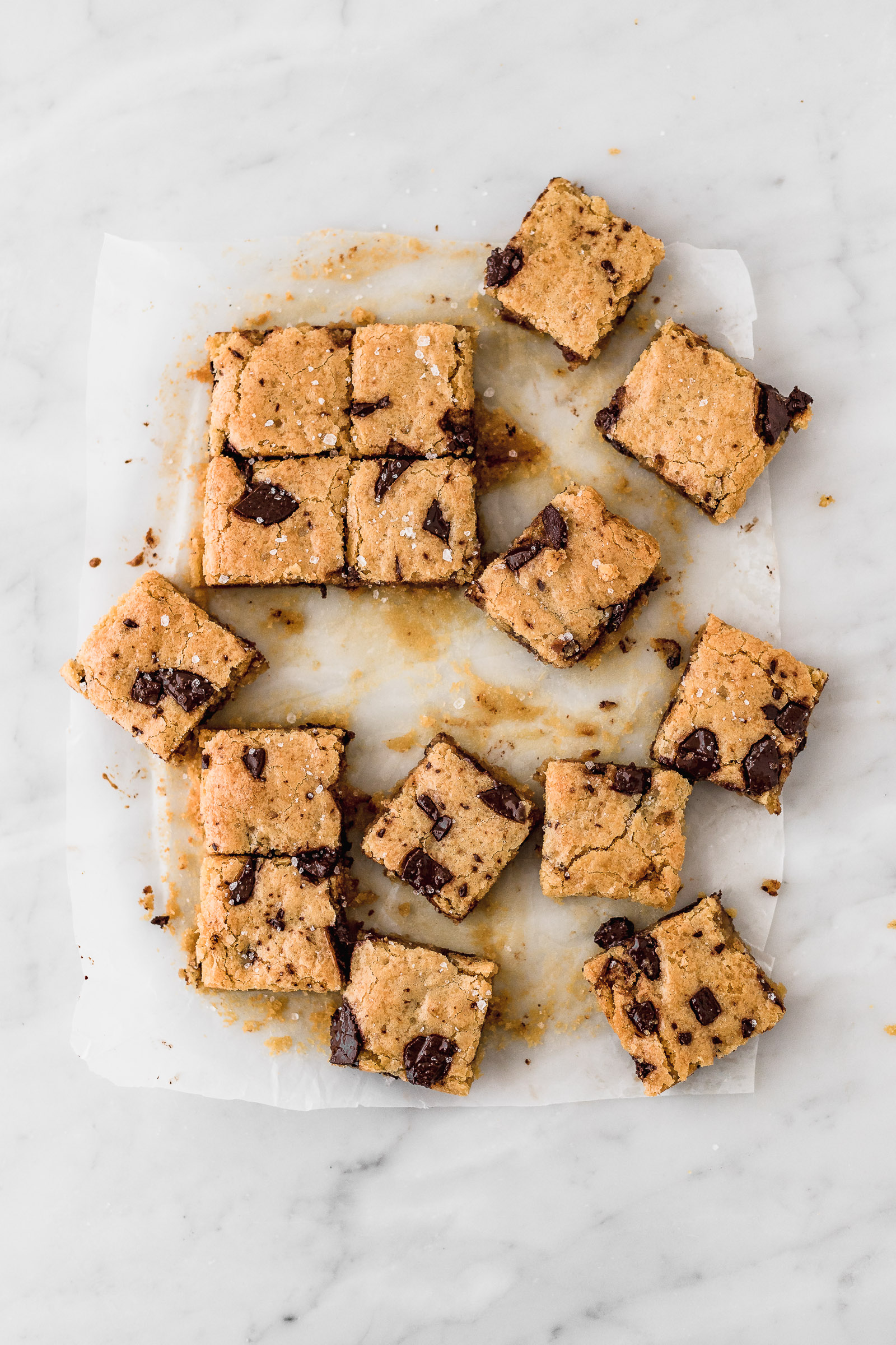 chocolate chunk blondies