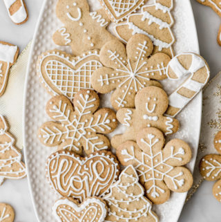 decorated Christmas cookies