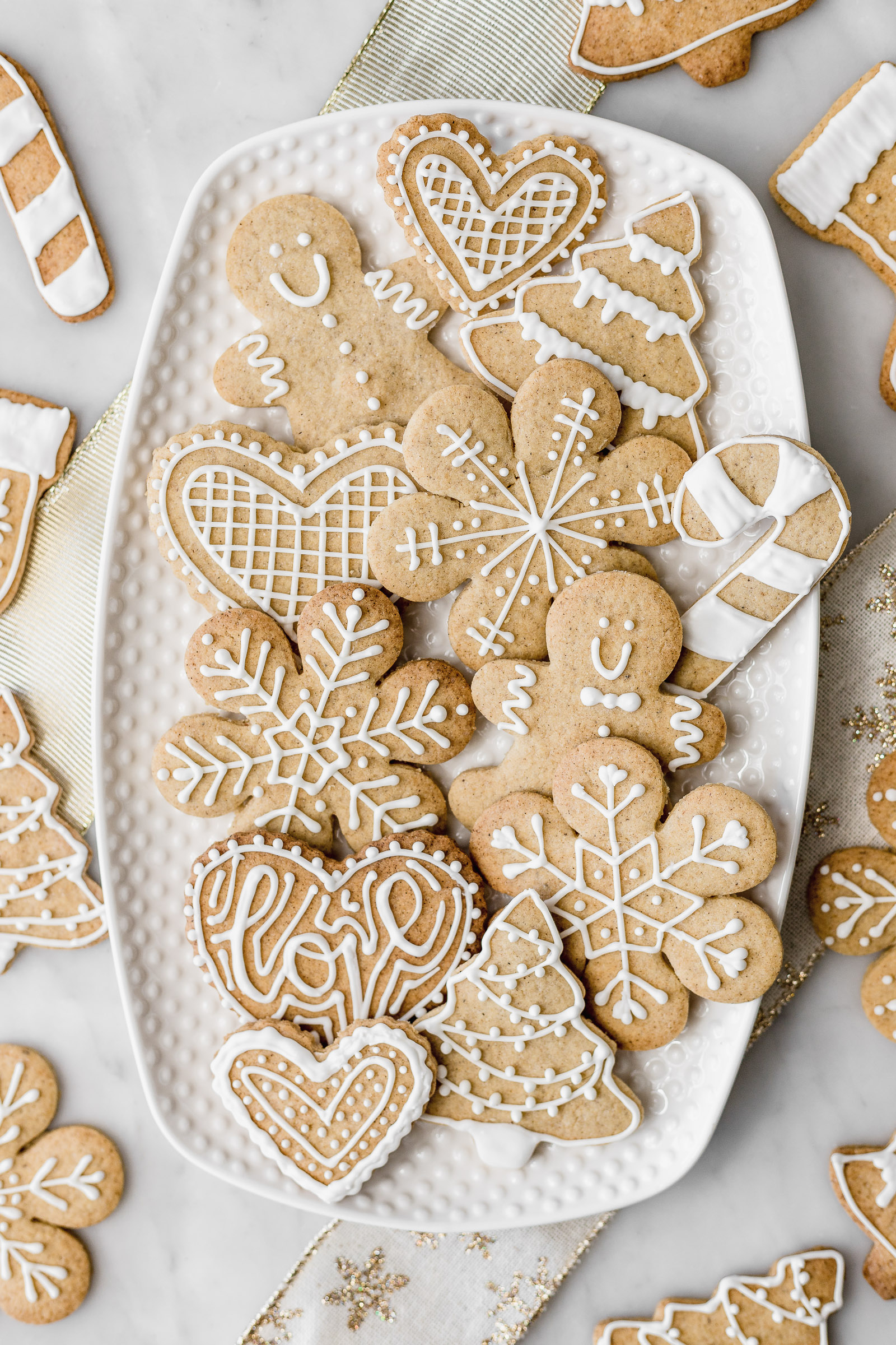 decorated Christmas cookies