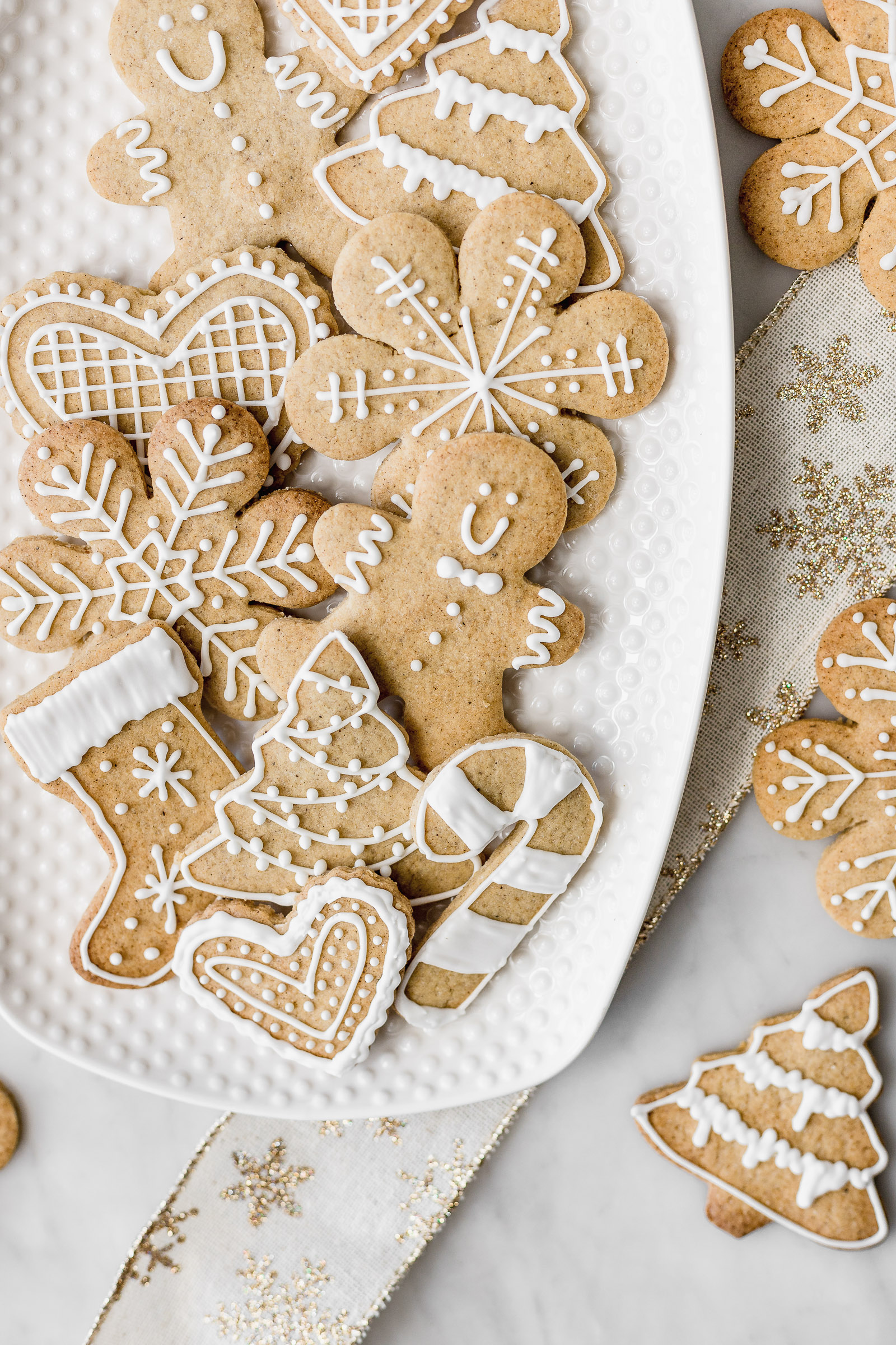 decorated Christmas cookies