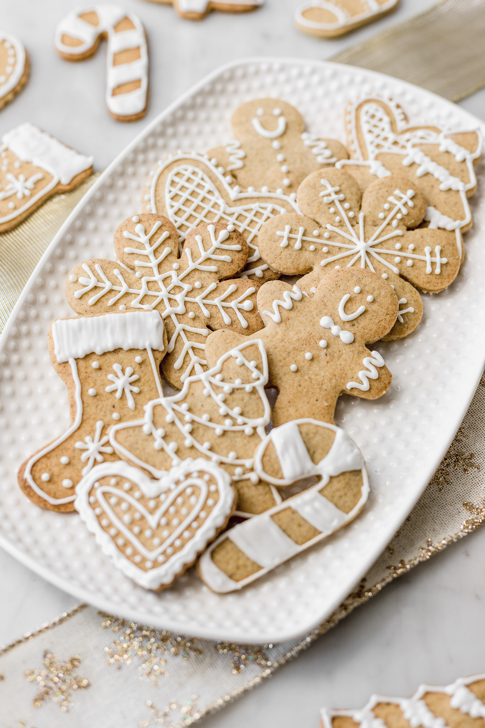 decorated Christmas cookies