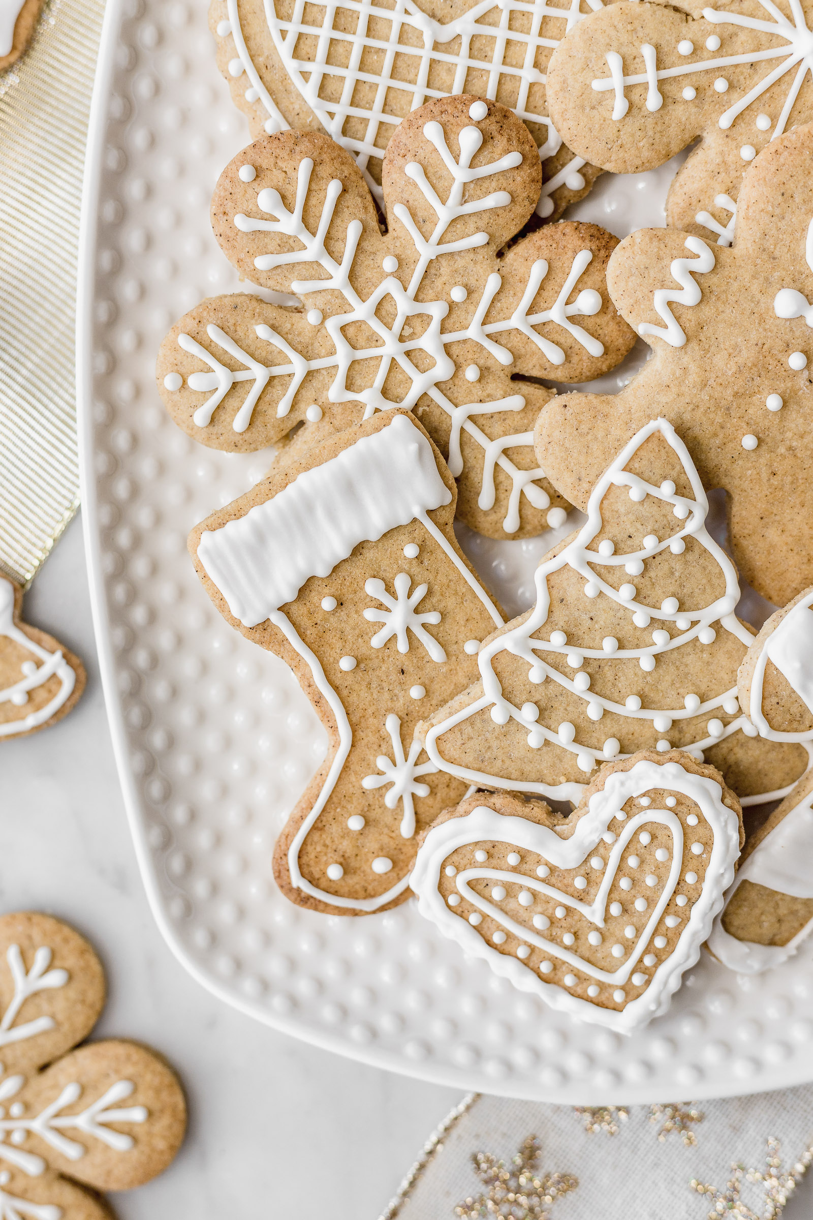 decorated Christmas cookies