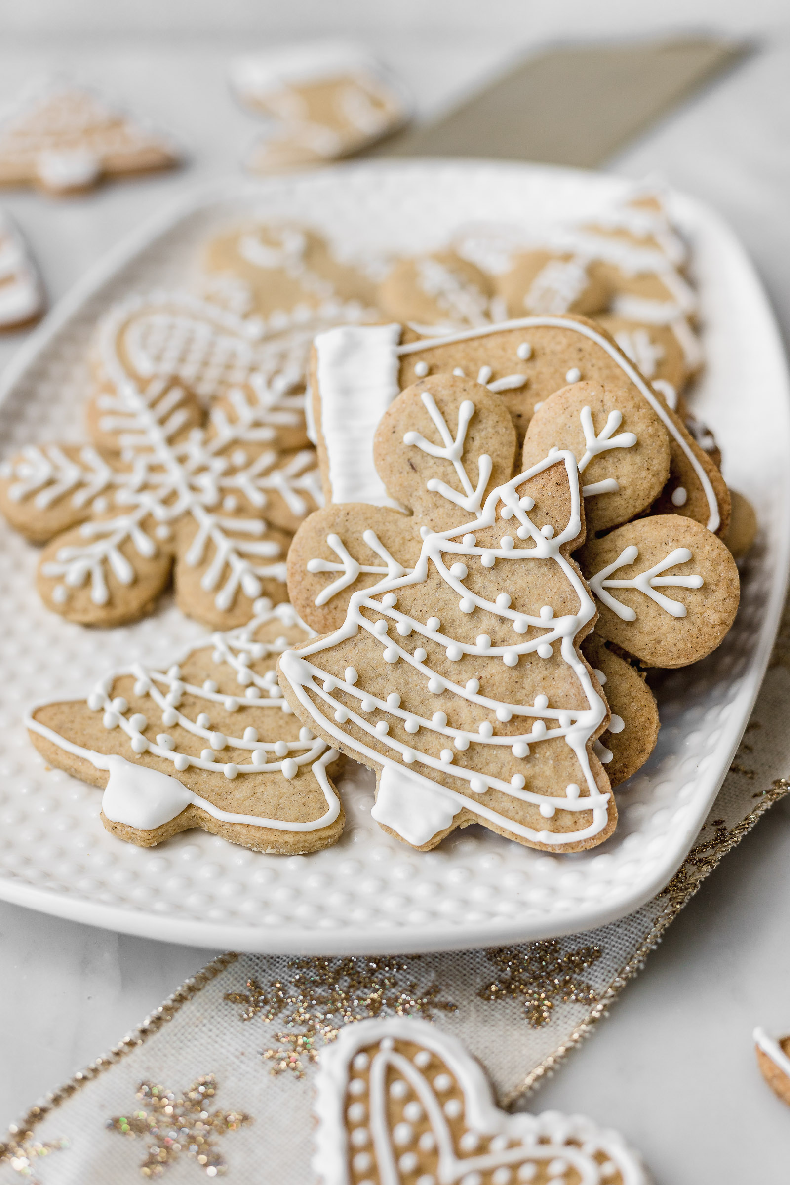 decorated Christmas cookies