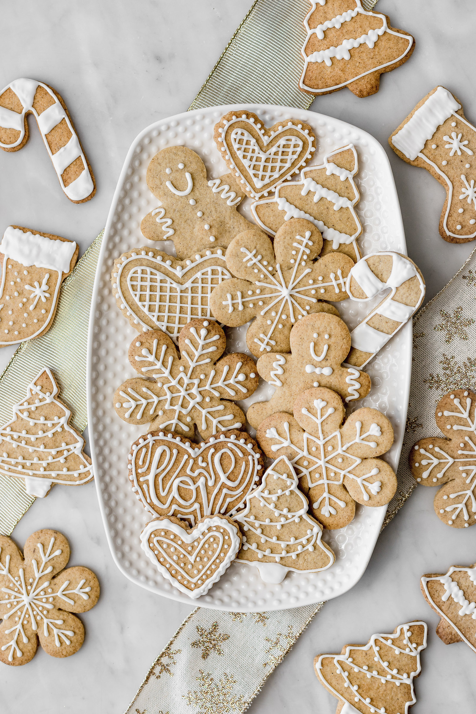 decorated Christmas cookies